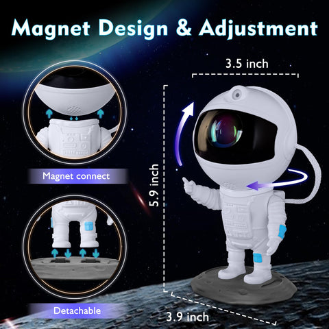 KKUP2U remote-control star projector for easy adjustments