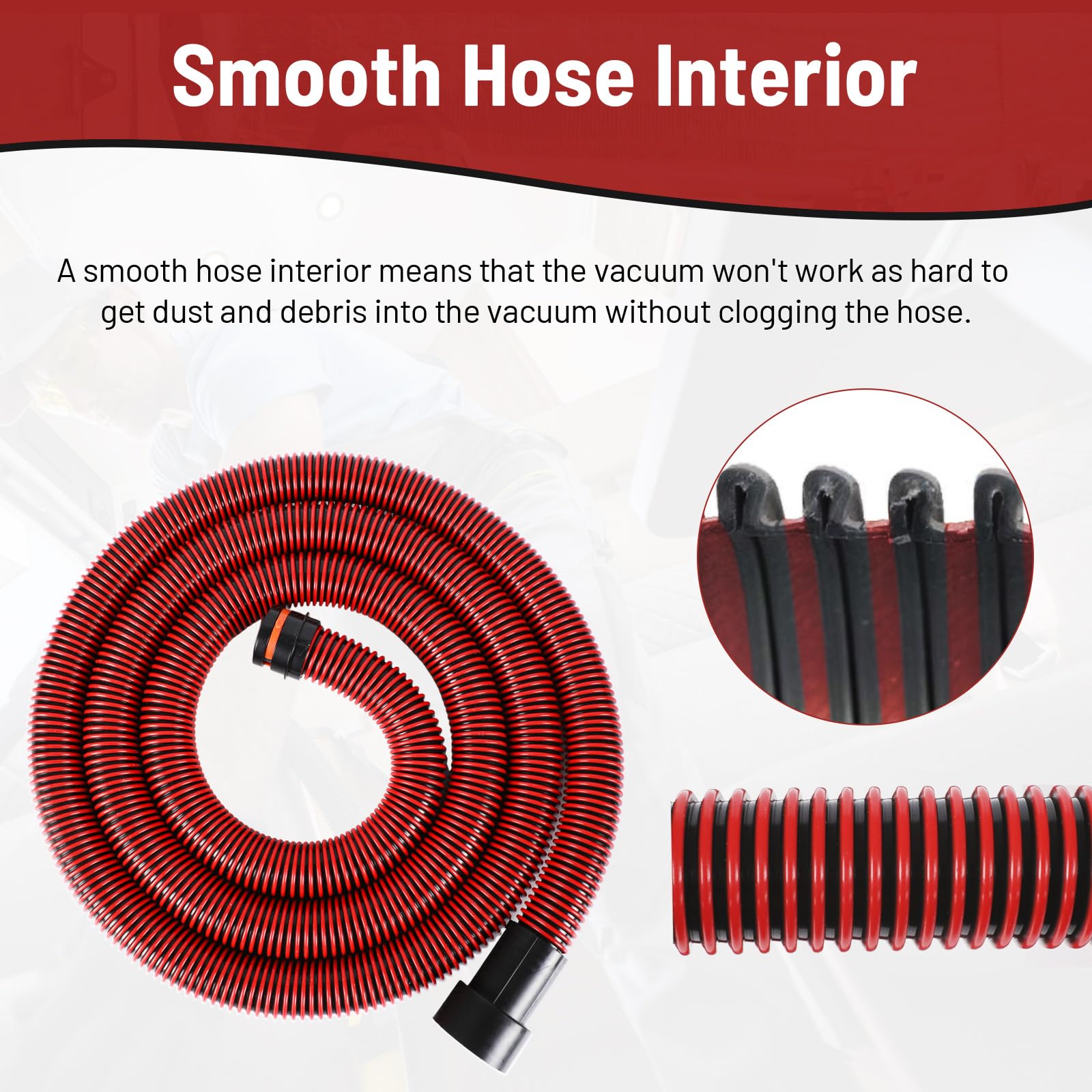 Klabb six adapters enable compatibility across diverse vacuums and woodworking tools.