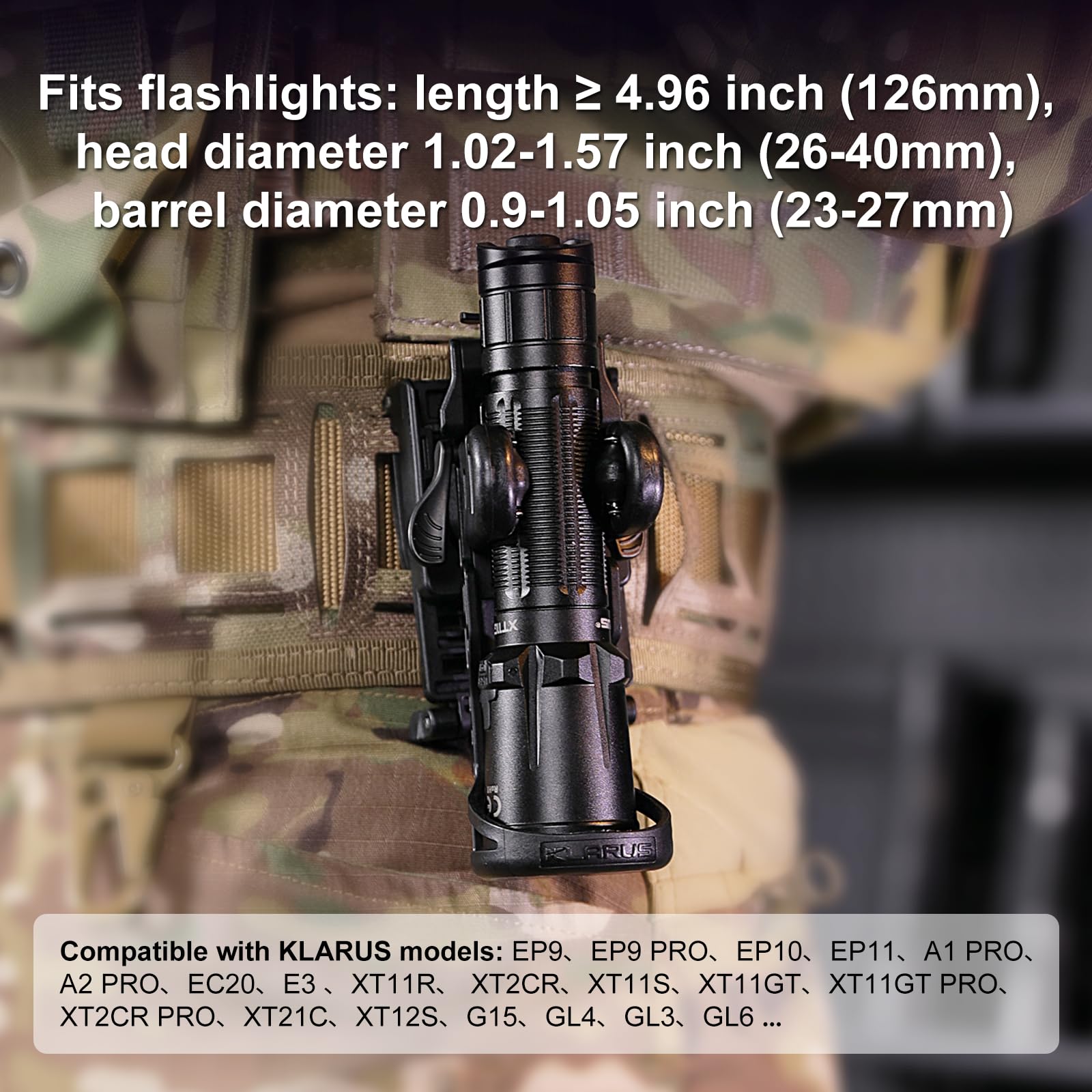 Klarus AH3 extreme-condition durability withstands harsh environments.