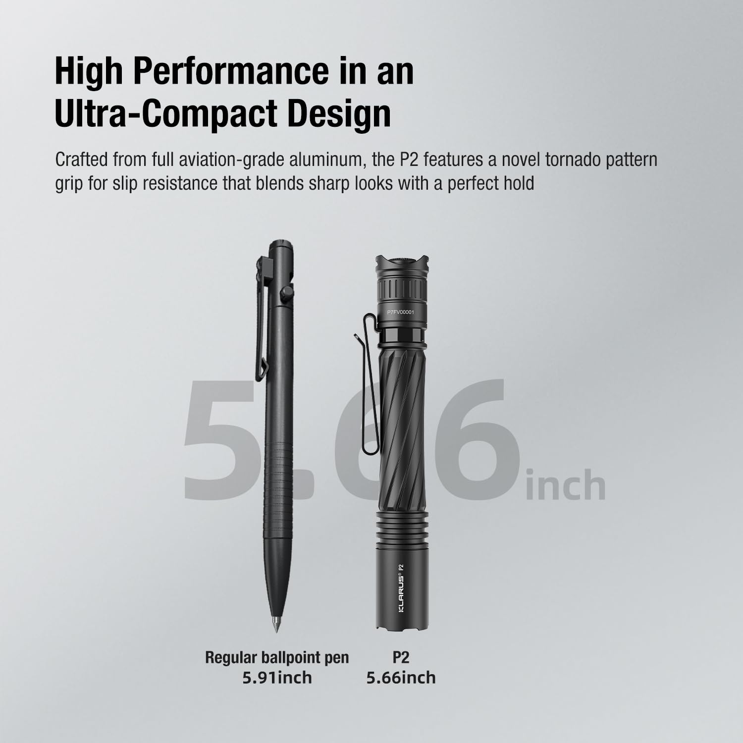 Clip and lanyard provide secure hands-free carrying.
