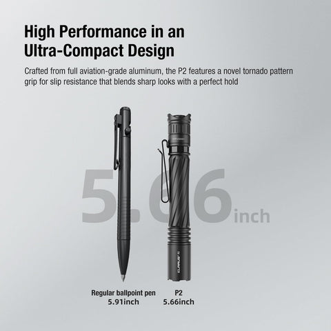 Clip and lanyard provide secure hands-free carrying.