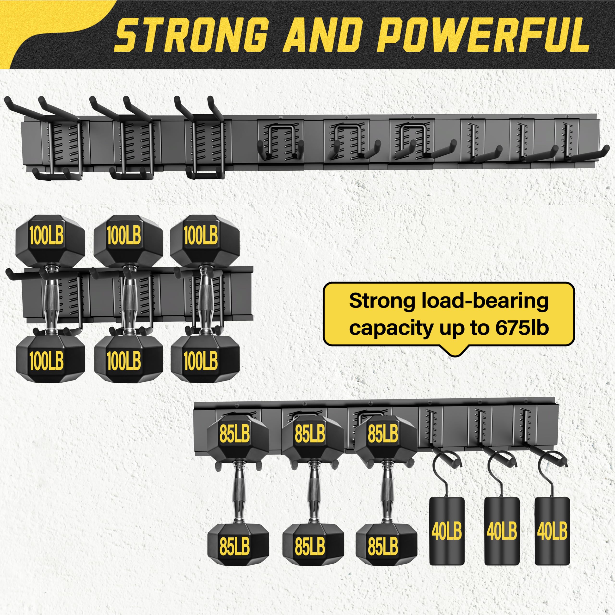 Klasit easy-assembly wall storage makes quick setup and efficient organization possible.
