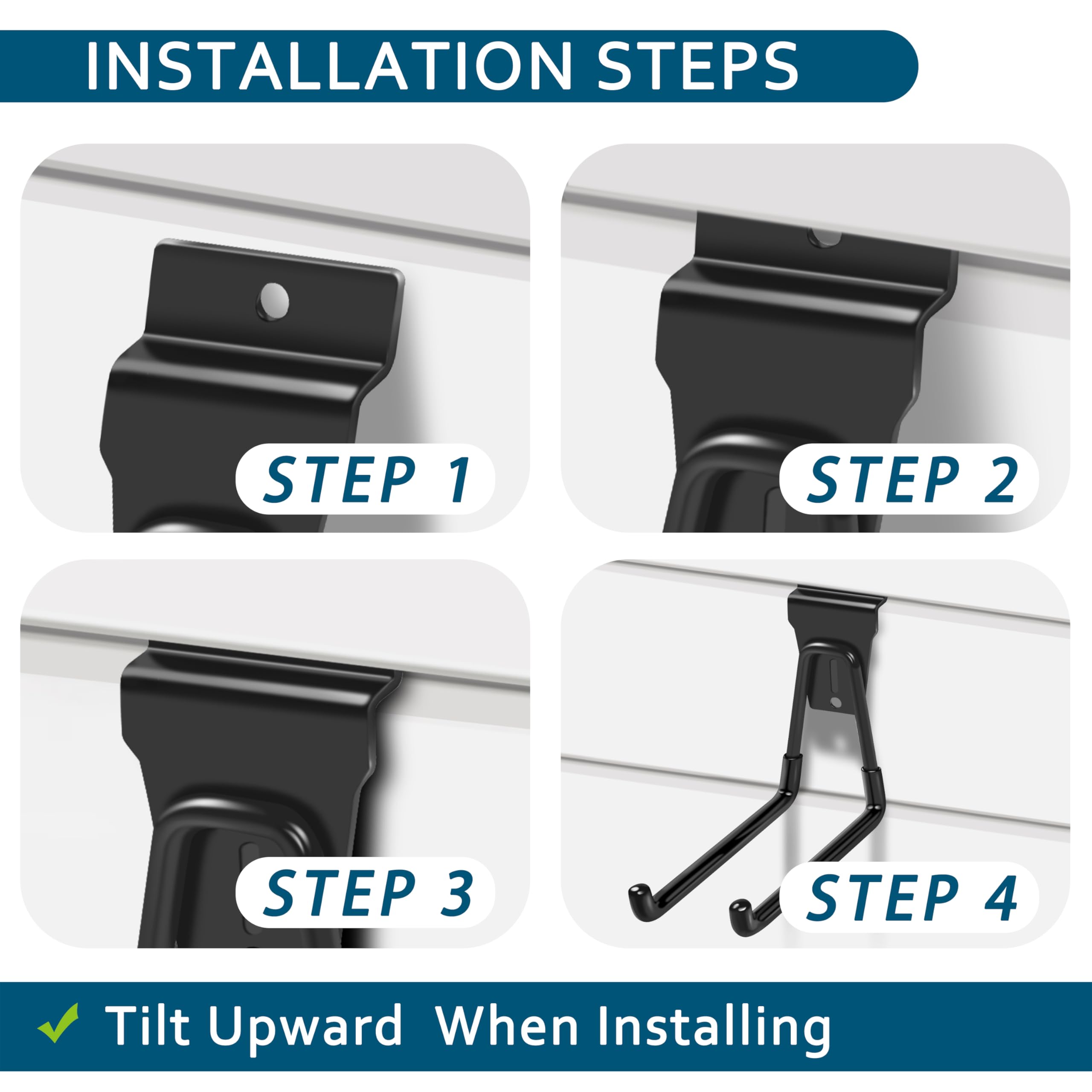 Klasit velcro straps included for flexible arrangement and temporary holds.