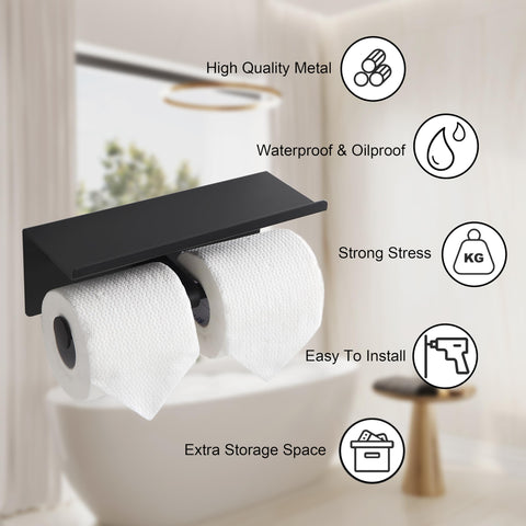 KLDKLD matte black finish adds contemporary style to any bathroom