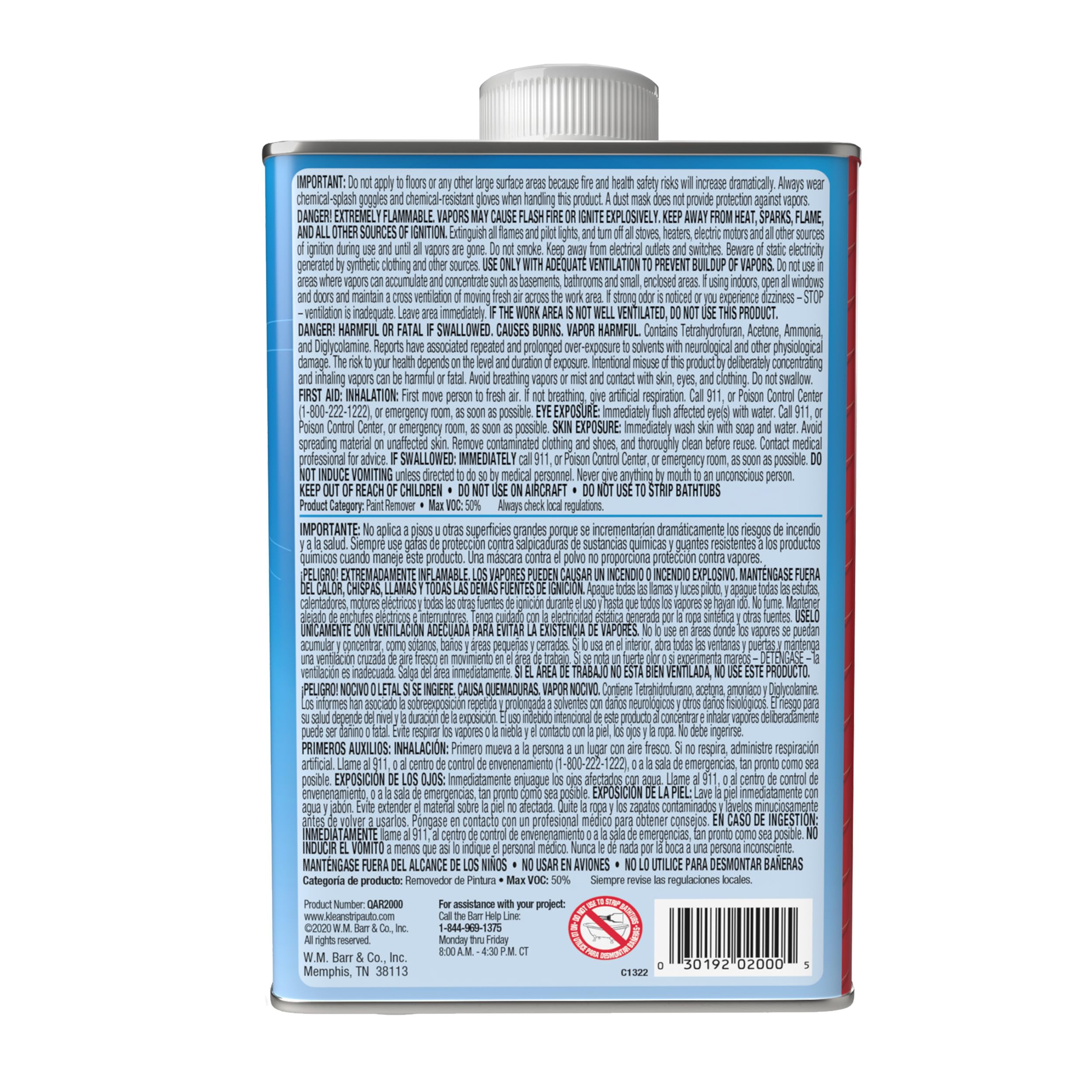 KLEAN-STRIP can opening demonstrates professional-grade solvent for cars