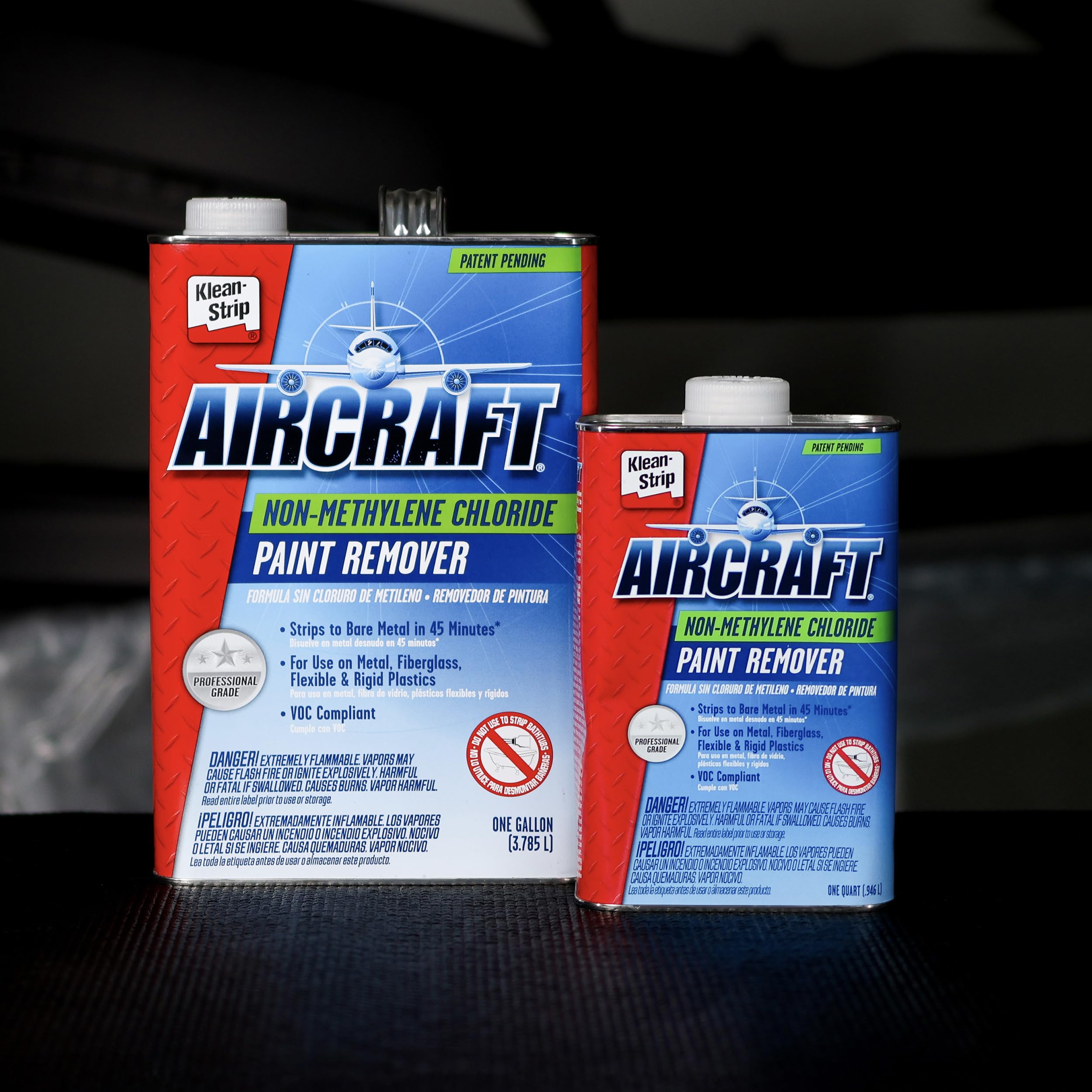 KLEAN-STRIP VOC-compliant label emphasizes safer use in restricted areas