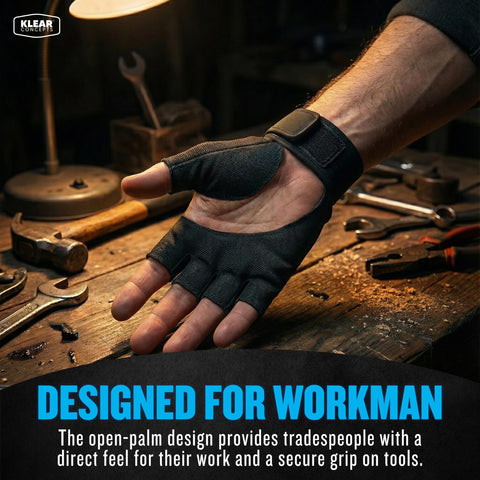 Klear Concepts adjustable straps provide secure fit for most hands