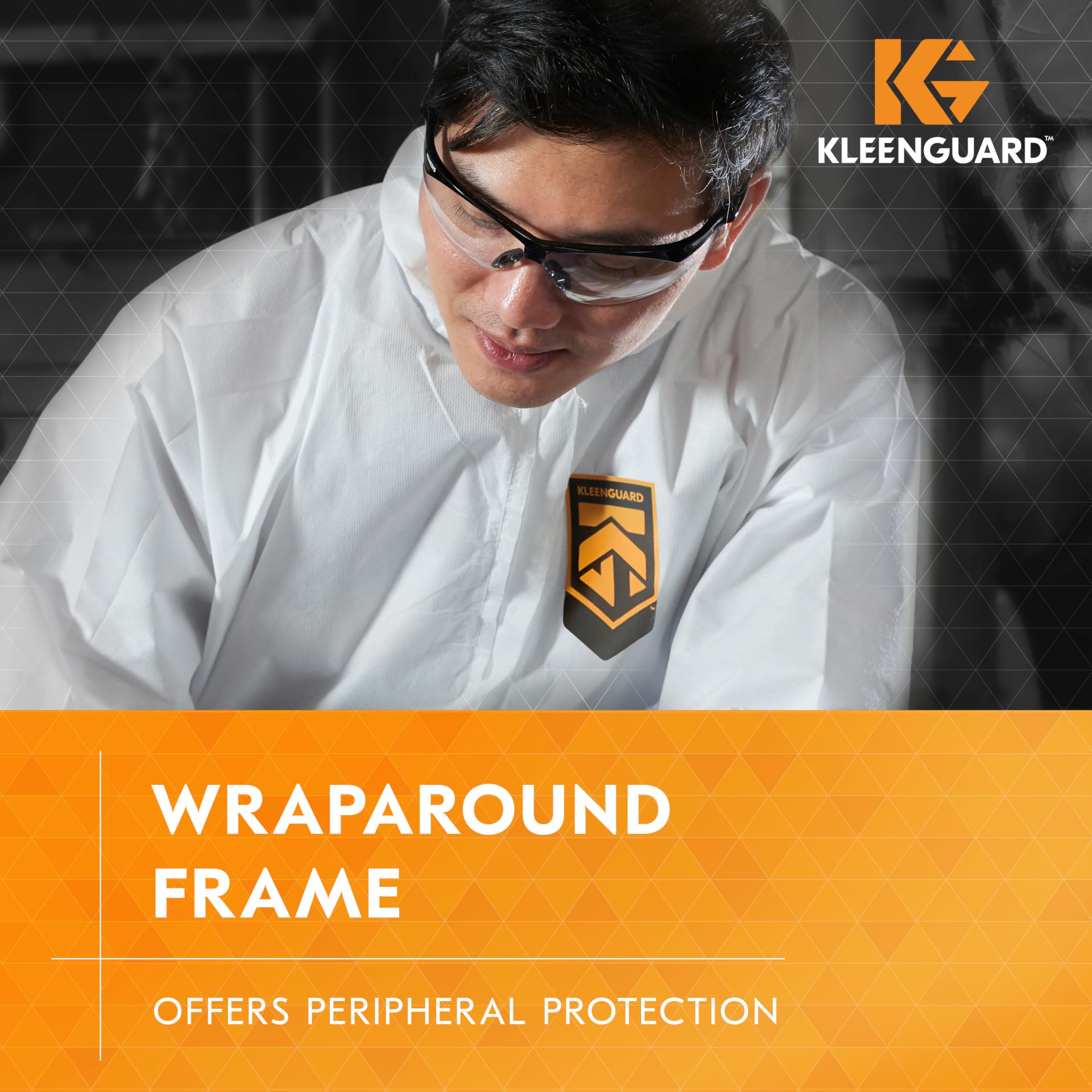 KleenGuard Nemesis ANSI Z87.1+ compliant safety eyewear.
