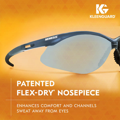 KleenGuard Nemesis base curve 8 design for secure, comfortable fit.