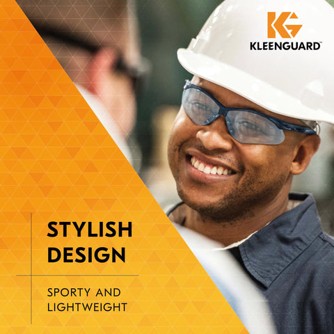 KleenGuard Nemesis FLEX-DRY nose piece channels sweat to prevent slippage.