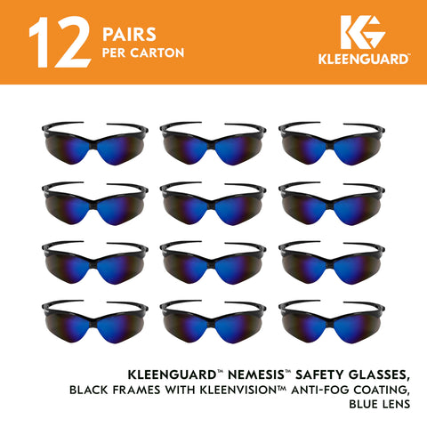 KLEENGUARD Nemesis in a black frame for unisex wear