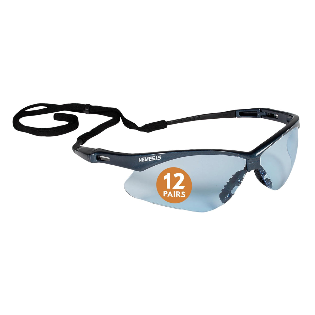 KleenGuard Nemesis safety glasses case with twelve pairs for easy team protection.
