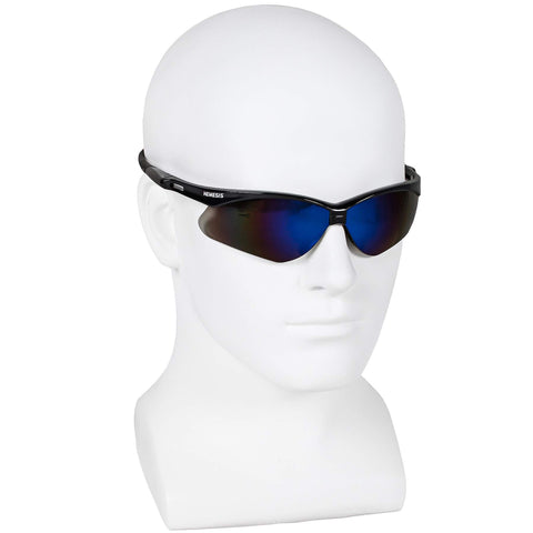 KleenGuard Nemesis safety glasses include neck cord for quick secure wear.