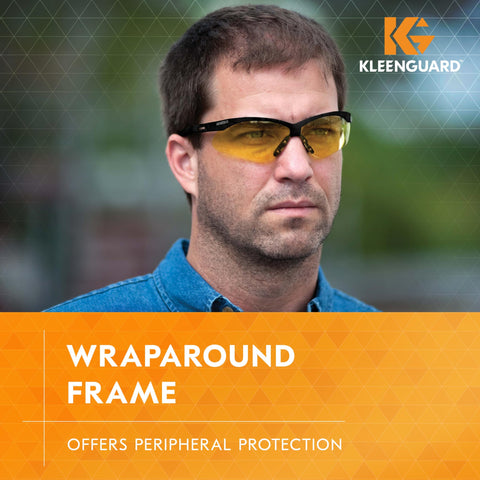 KleenGuard Nemesis UV protection lenses filter UVA UVB UVC for eye safety.