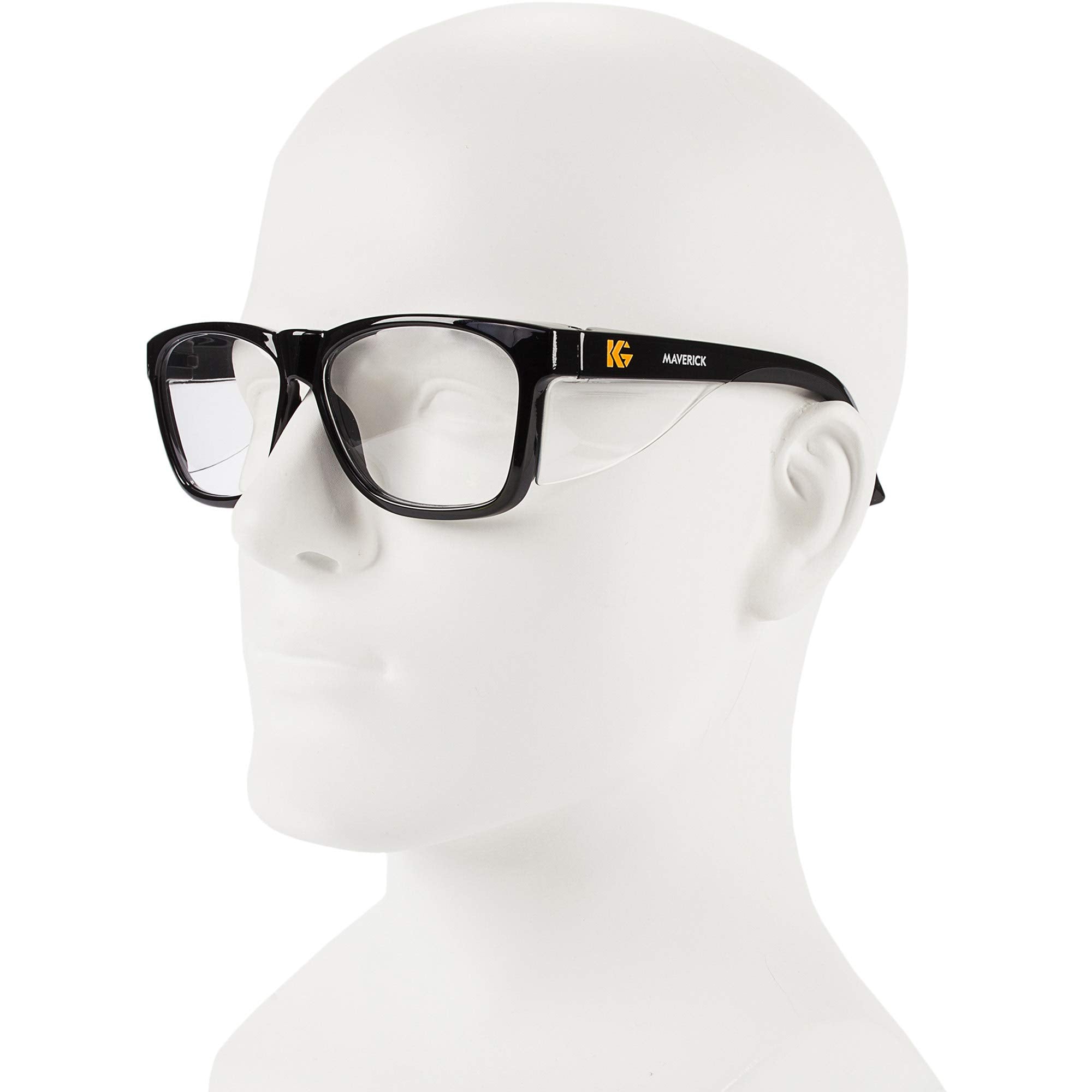 KleenGuard V30 Maverick with black frame offers all-day comfort and a professional look