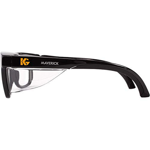 KleenGuard V30 Maverick clear lenses provide sharp visibility for precise tasks