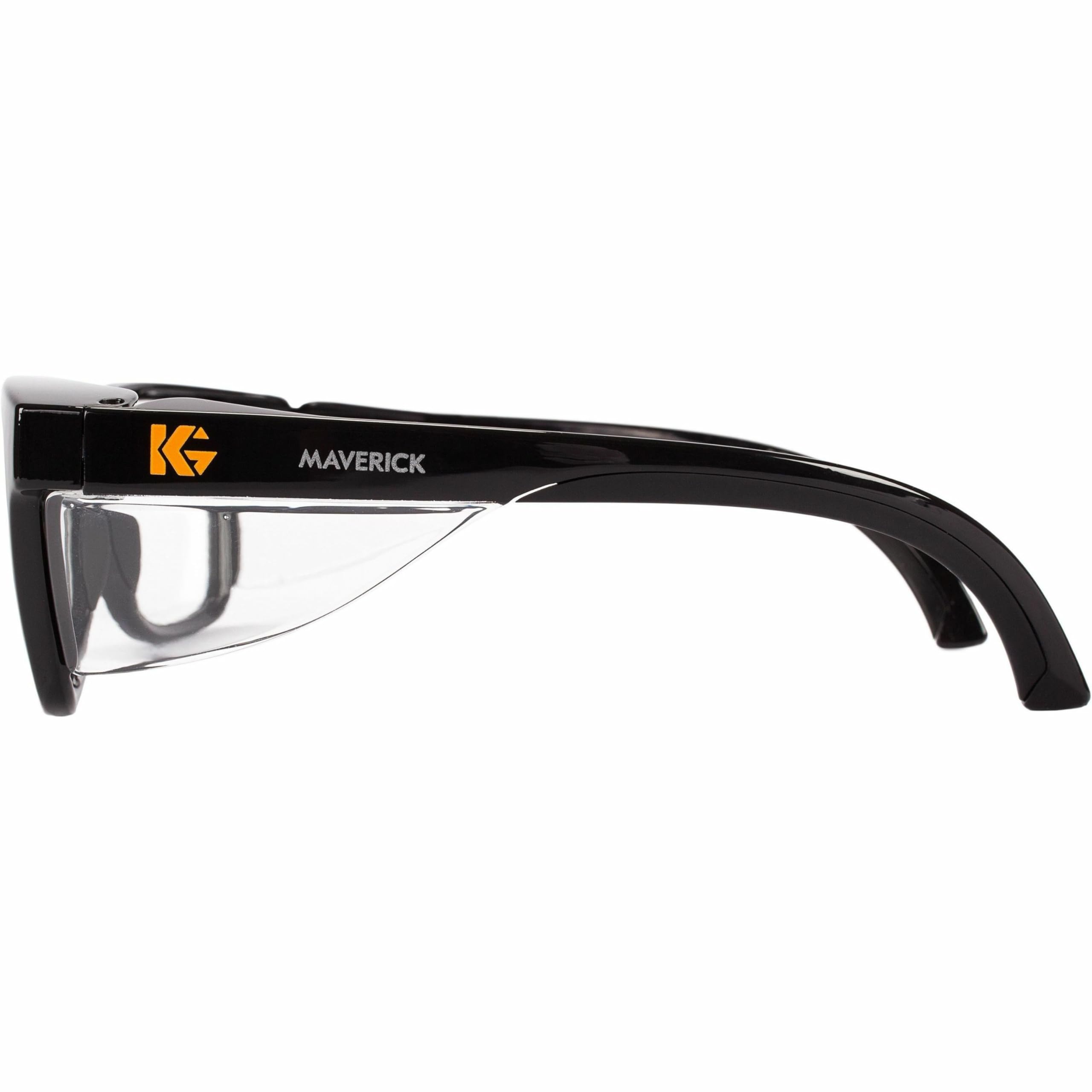 KleenGuard V30 Maverick polycarbonate lenses deliver impact resistance and UV protection