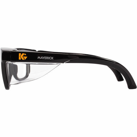 KleenGuard V30 Maverick polycarbonate lenses deliver impact resistance and UV protection