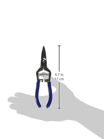 KLEIN CULTERY Heritage vinyl pouch packaging keeps snips protected and portable.