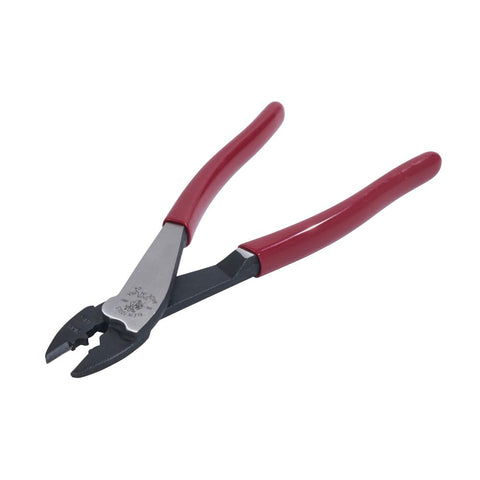 Klein Tools 1005 hardened wire cutter nose for long-lasting performance.