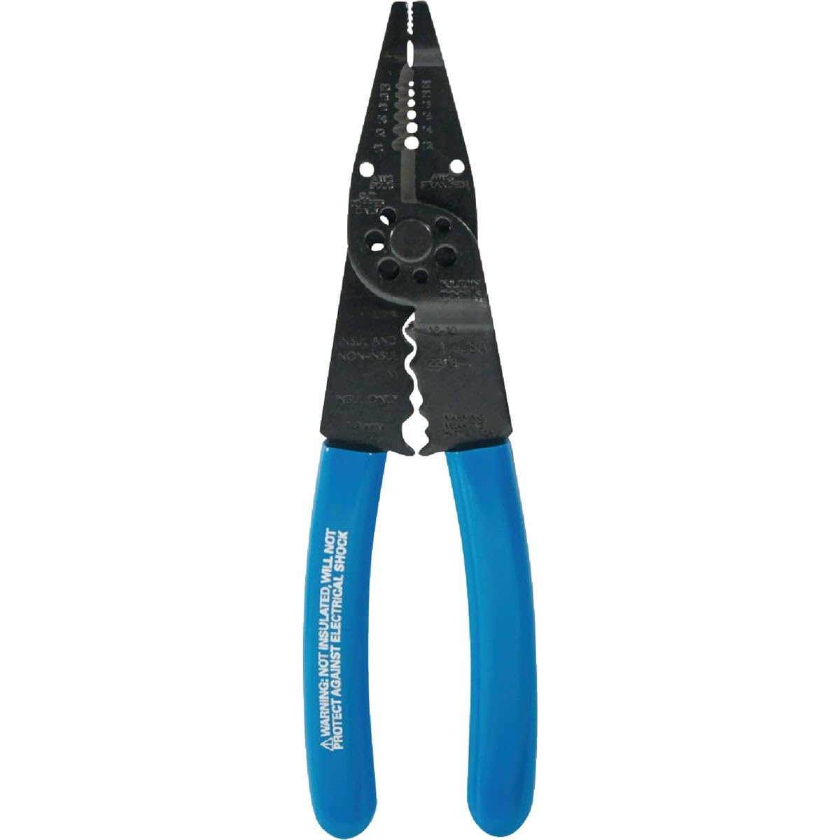 Klein Tools 1010 long-nose pliers front view for tight-space work.