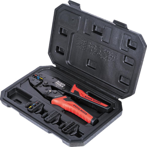 Klein Tools 3000CRKIT ratcheting crimping tool for precise terminals.