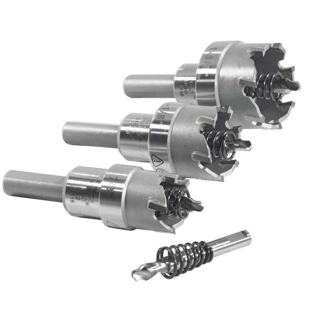 Klein Tools 31872 carbide 7/8 inch hole cutter delivers quick cuts