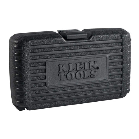 Klein Tools 31872 integrated flange protects sheet edges while drilling