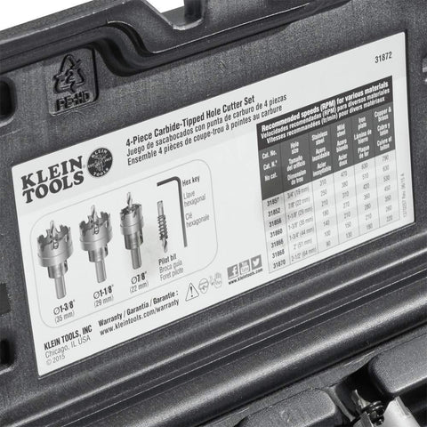 Klein Tools 31872 rust-proof molded case keeps components secure