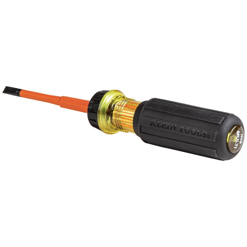 Klein Tools 32293 orange insulation offers flame and impact resistance.