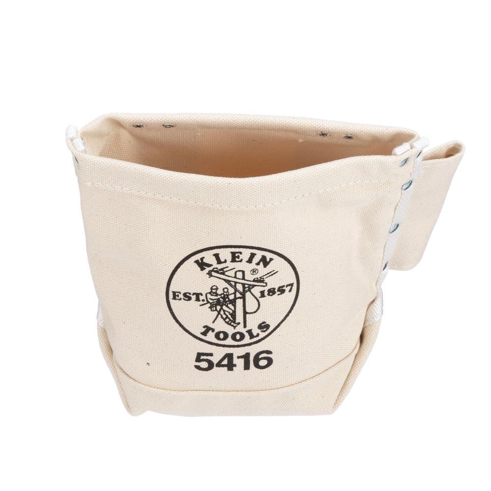 Klein Tools 5416 durable bolt pouch supports organized storage on job sites.