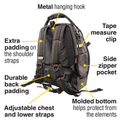 Reinforced handle with aircraft cable on Klein Tools 55485 for tough transport