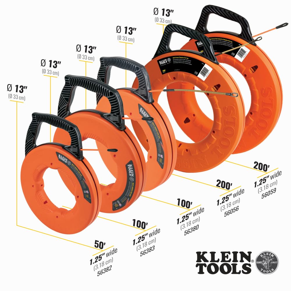 Klein Tools 56383 optimized housing and handle for reduced payout effort