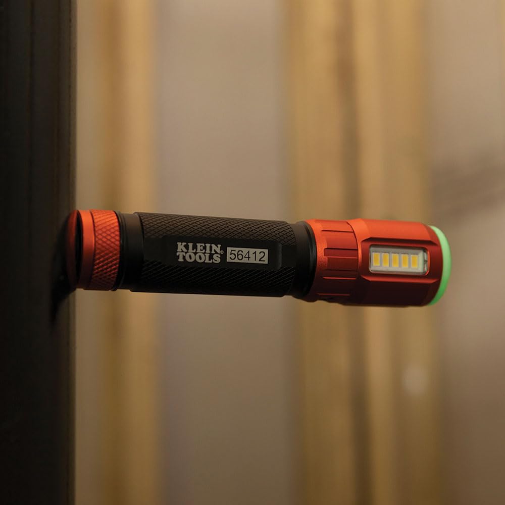 Glow ring charges while in use for quick visibility.