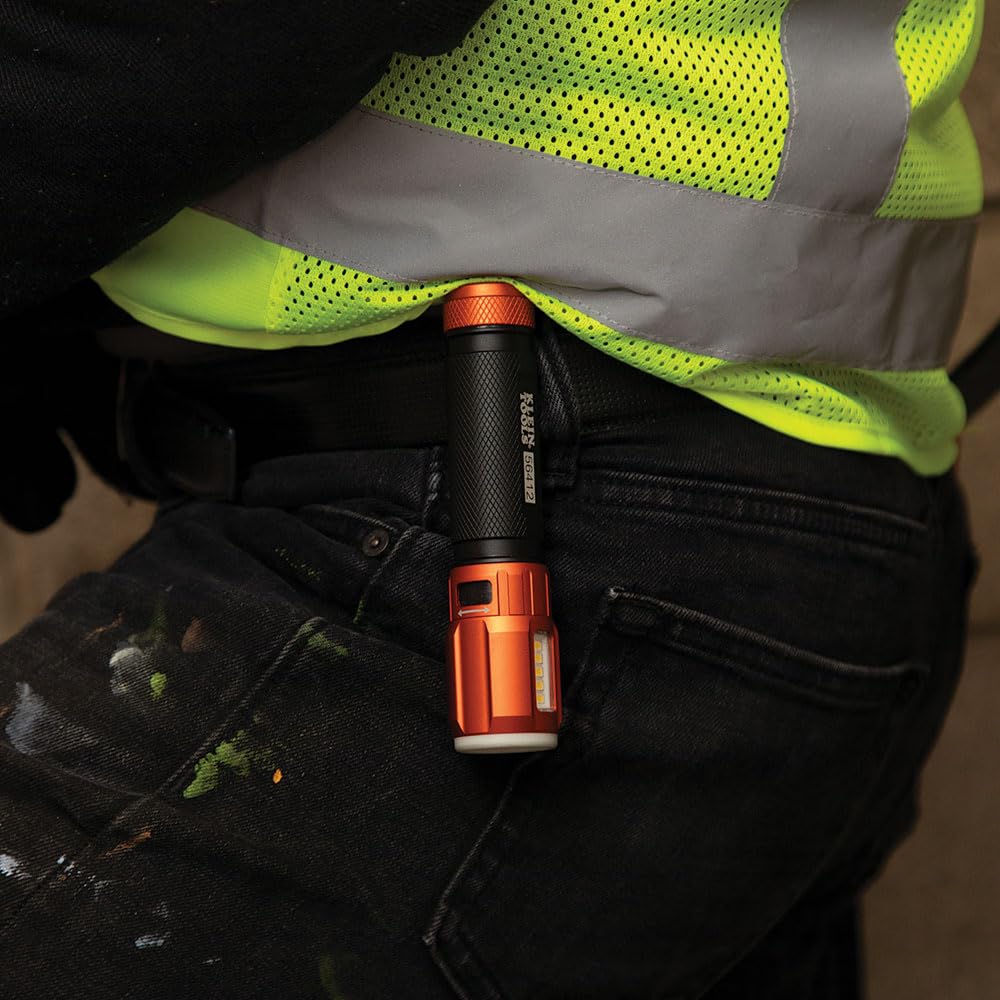 Removable pocket clip keeps the light accessible yet out of the way.