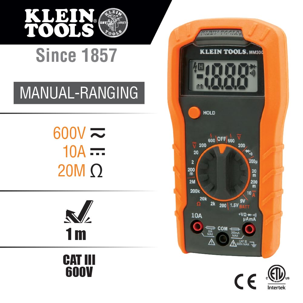 Klein Tools 69149P NCVT1P non-contact voltage detector with bright indicator.