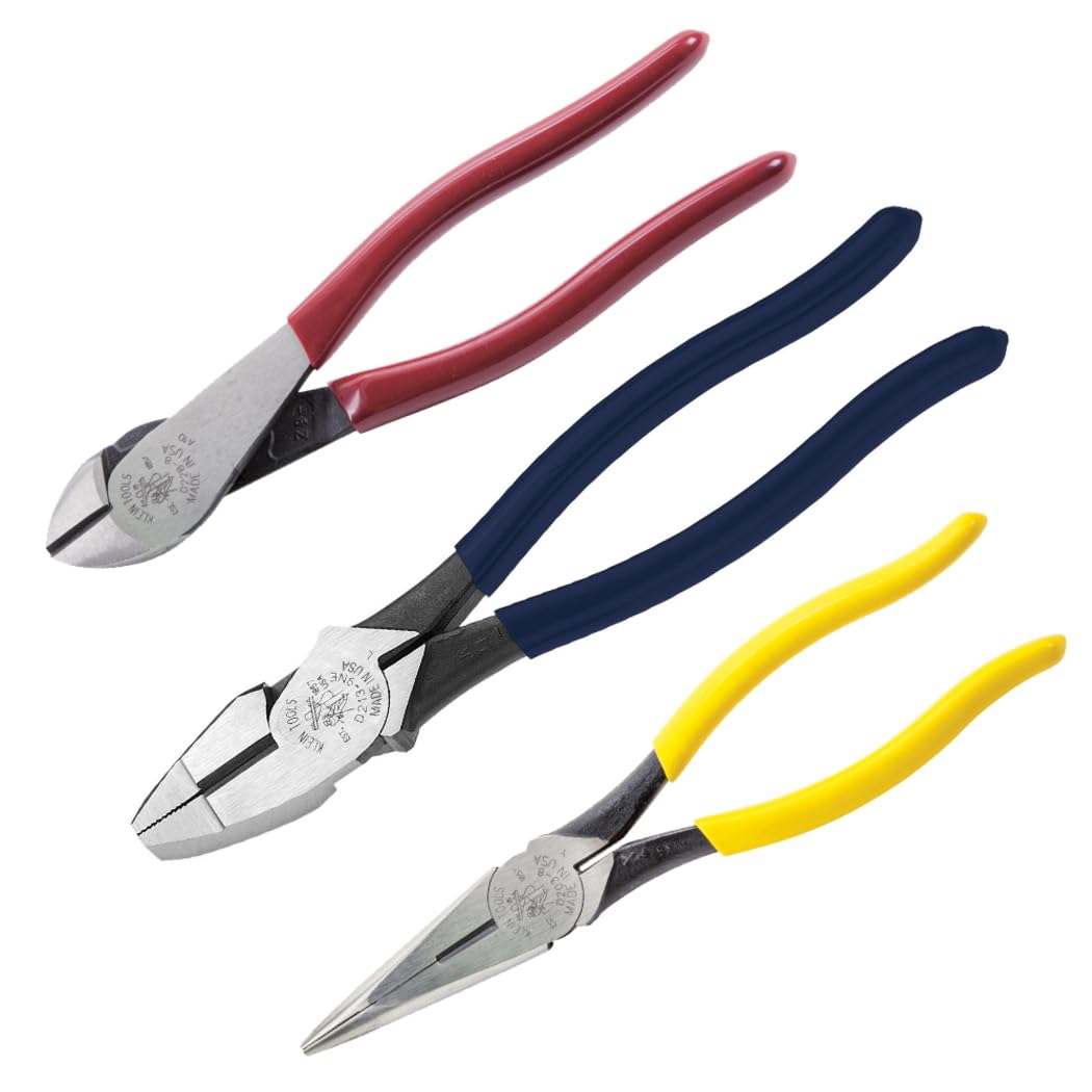 Klein Tools 80028 cabinet-tip screwdrivers enable precise screw seating.