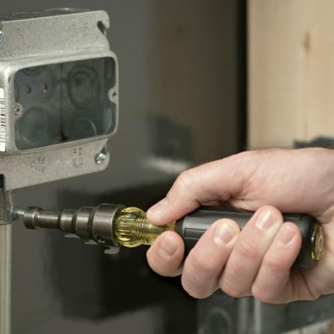 Klein Tools 80028 torpedo level helps keep layouts true.