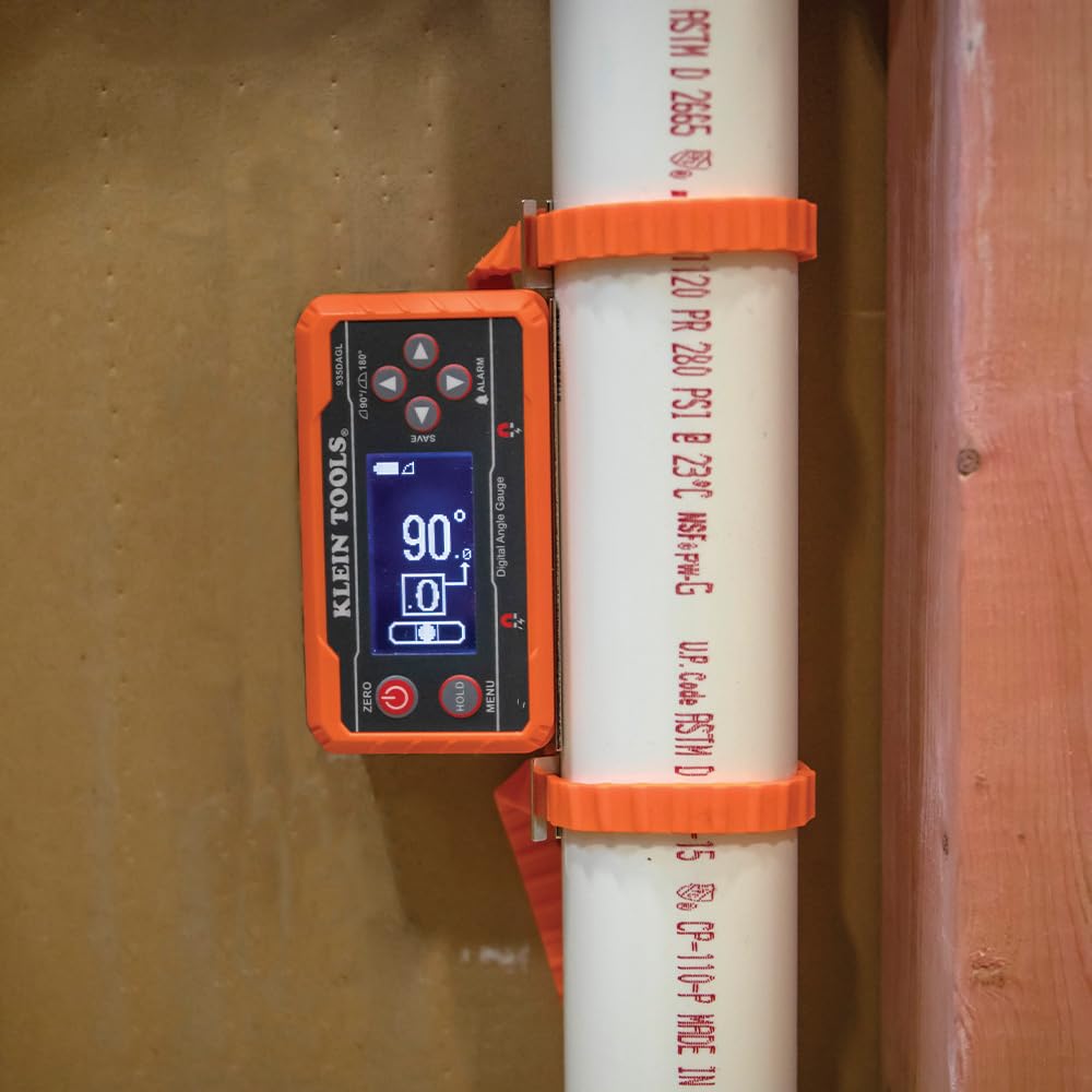 Klein Tools 935DAGL dual-axis readouts for horizontal and vertical tracking
