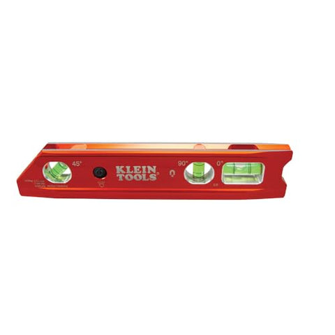 Klein Tools 935RBLT LED vials improve readability in dim conditions.