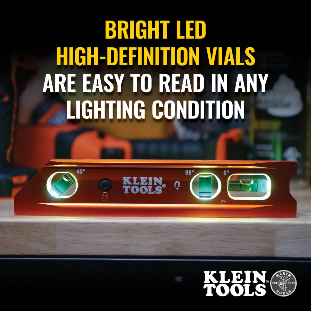 Klein Tools 935RBLT tapered nose slips into pockets for storage.