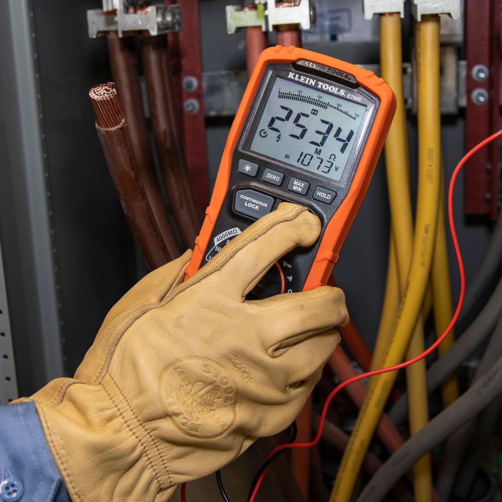 ET600 easy test and lock button operation for quick testing