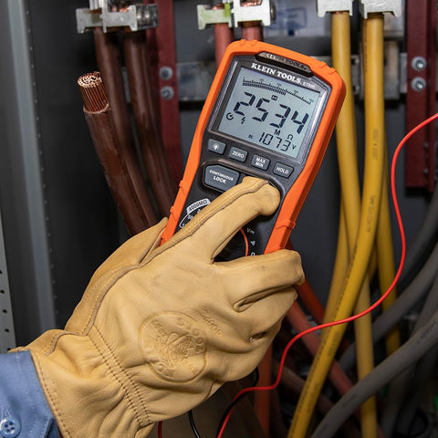 ET600 easy test and lock button operation for quick testing
