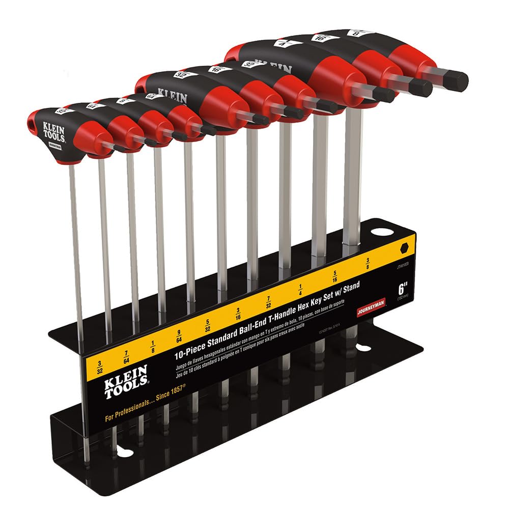 Klein Tools JTH610EB ball-end hex keys designed for angled access.