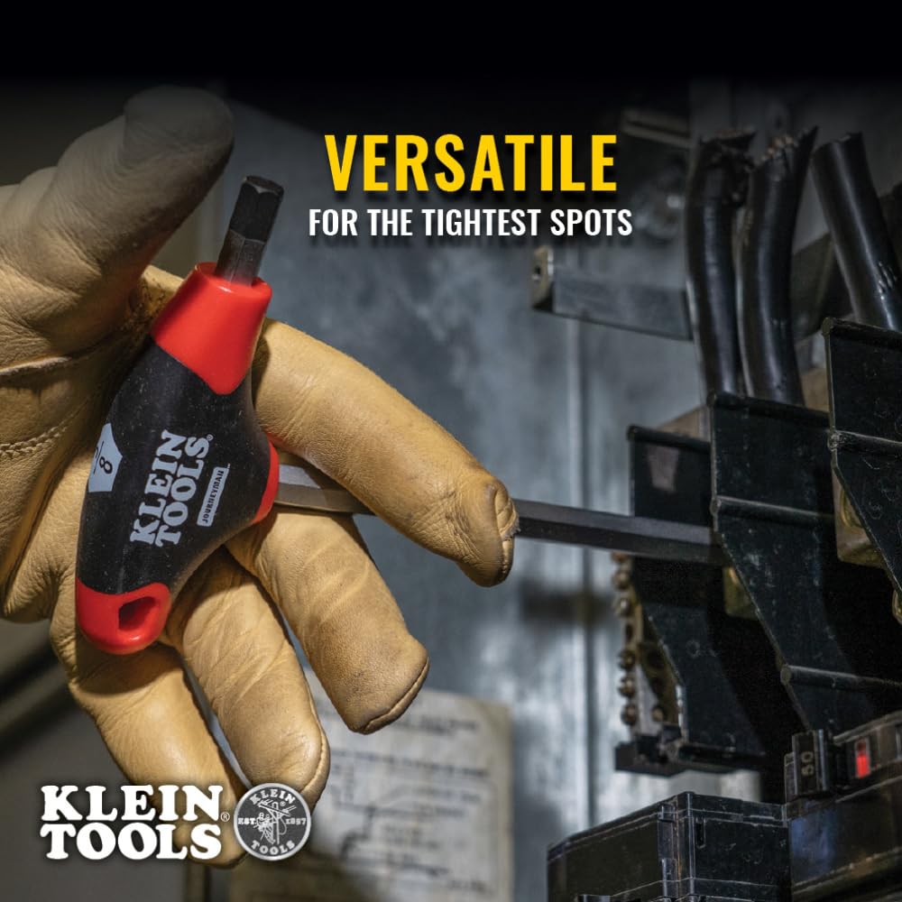 Klein Tools JTH610EB double-ended keys work in confined spaces.