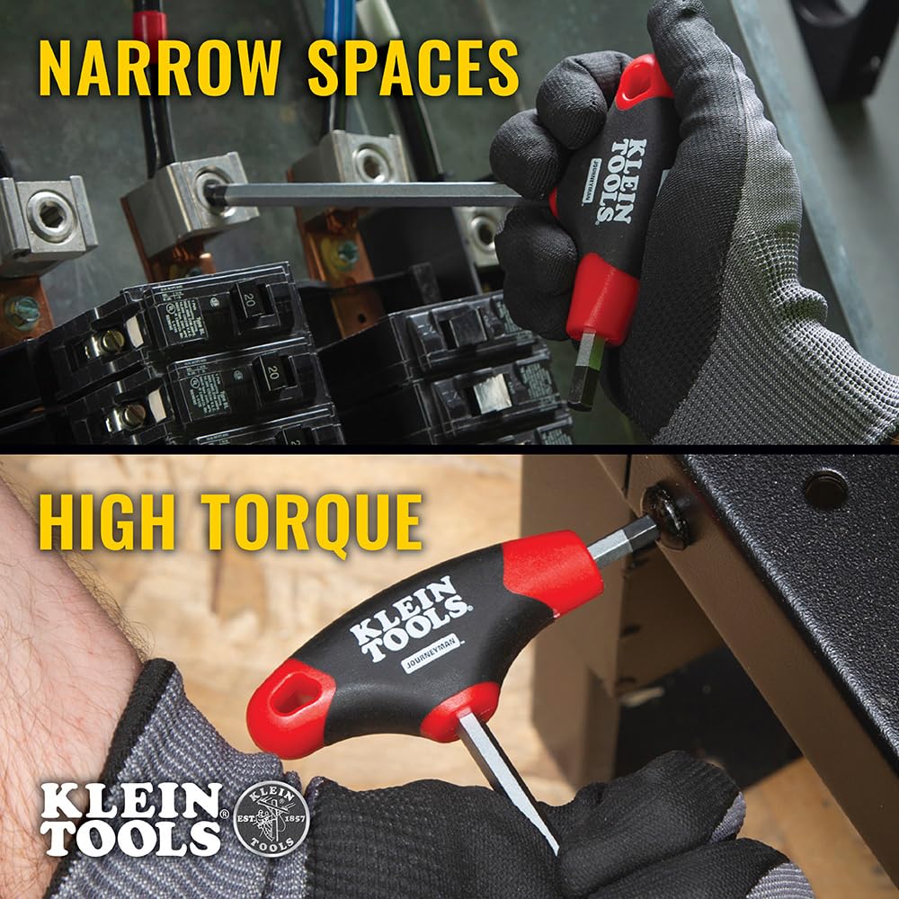 Klein Tools JTH610EB handle markings aid quick size identification.