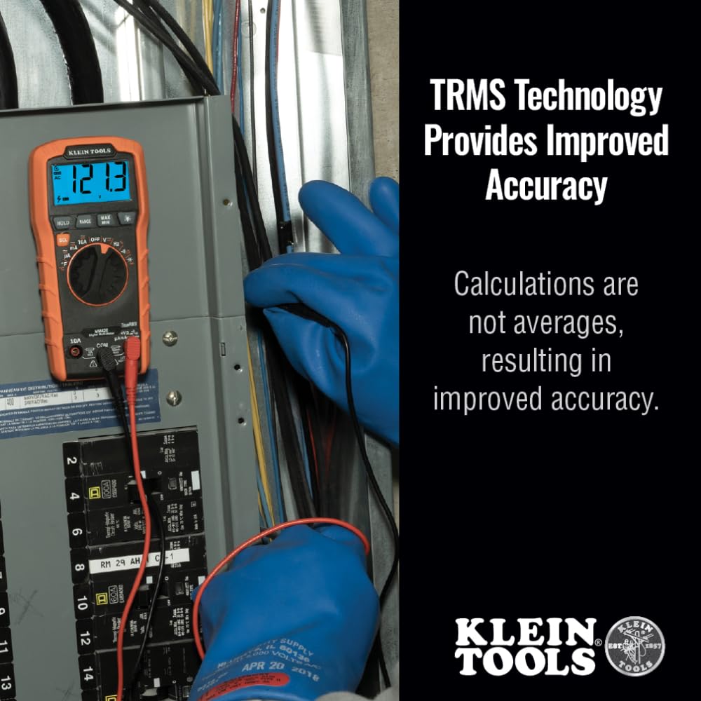 Klein Tools MM420 resistance up to 50 MΩ for fast continuity checks