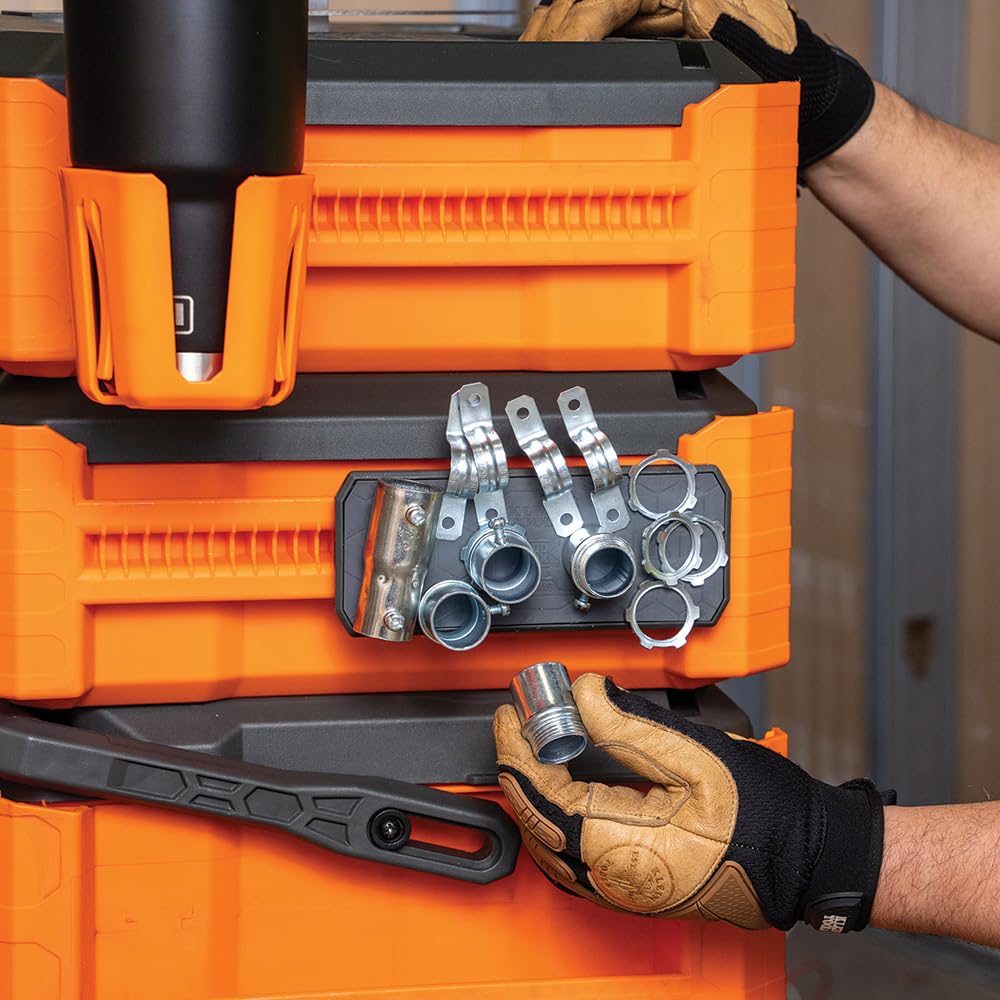Klein Tools MODbox accessible tool storage for quick access.