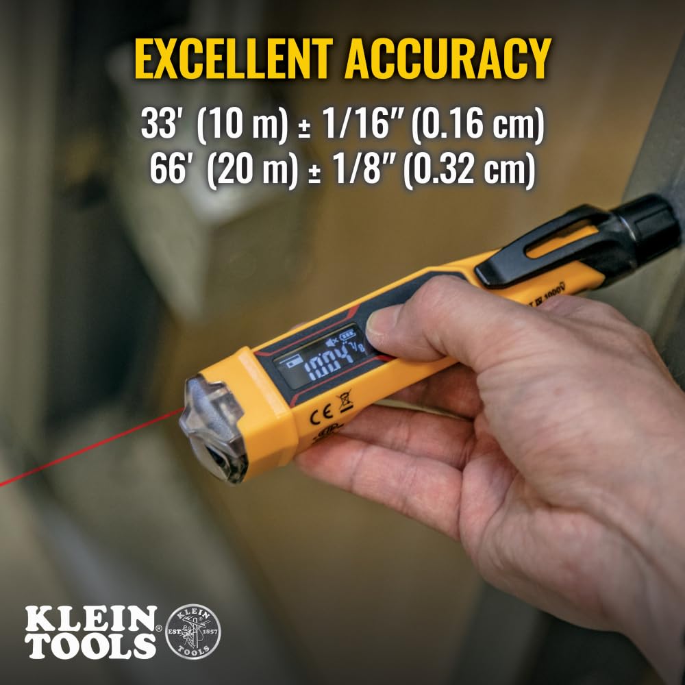 Klein Tools NCVT-6 high-contrast display for easy reading in low light