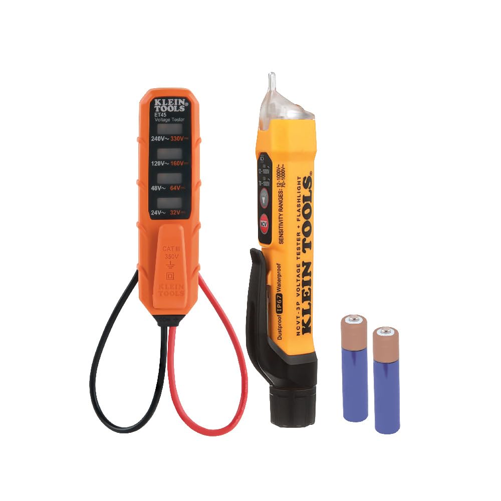 Klein Tools NCVT3PKIT front view for quick voltage checks.